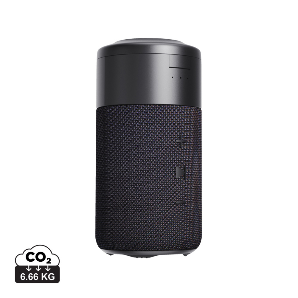Logo trade advertising products image of: Urban Vitamin Anaheim RCS recycled 10W speaker 15W charger