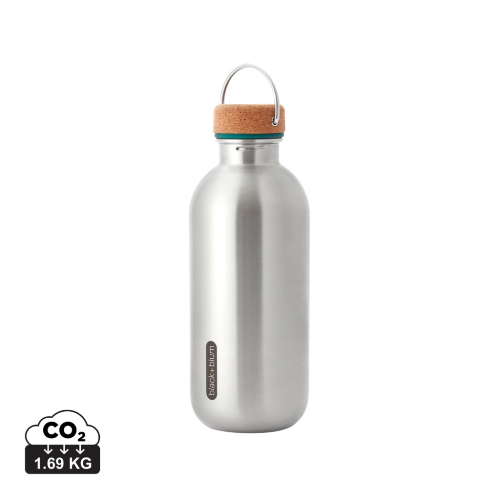 Logotrade promotional products photo of: Black+Blum Steel Water Bottle 600ml