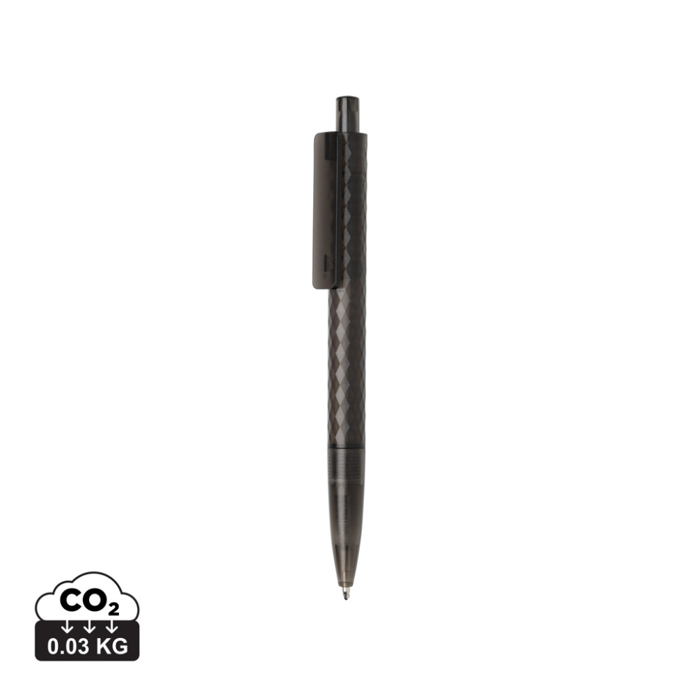 Logotrade corporate gift picture of: X3 GRS recycled PC plastic pen frosted