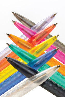Logo trade promotional giveaway photo of: X3 GRS recycled PC plastic pen frosted
