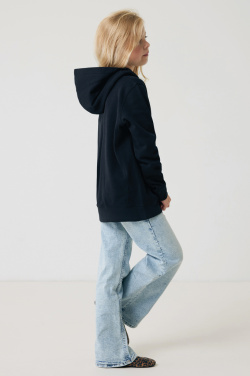 Logo trade promotional items picture of: Iqoniq Yengo kids recycled cotton hoodie with sidepockets