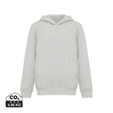 Logotrade promotional merchandise picture of: Iqoniq Yengo kids recycled cotton hoodie with sidepockets