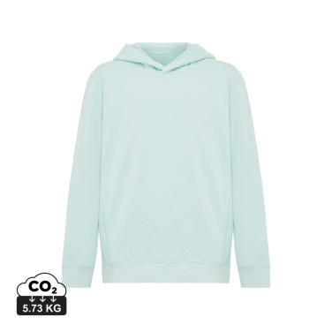 Logo trade promotional giveaways image of: Iqoniq Yengo kids recycled cotton hoodie with sidepockets