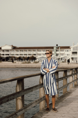 Logo trade corporate gifts picture of: VINGA Ornos GRS hammam robe S/M