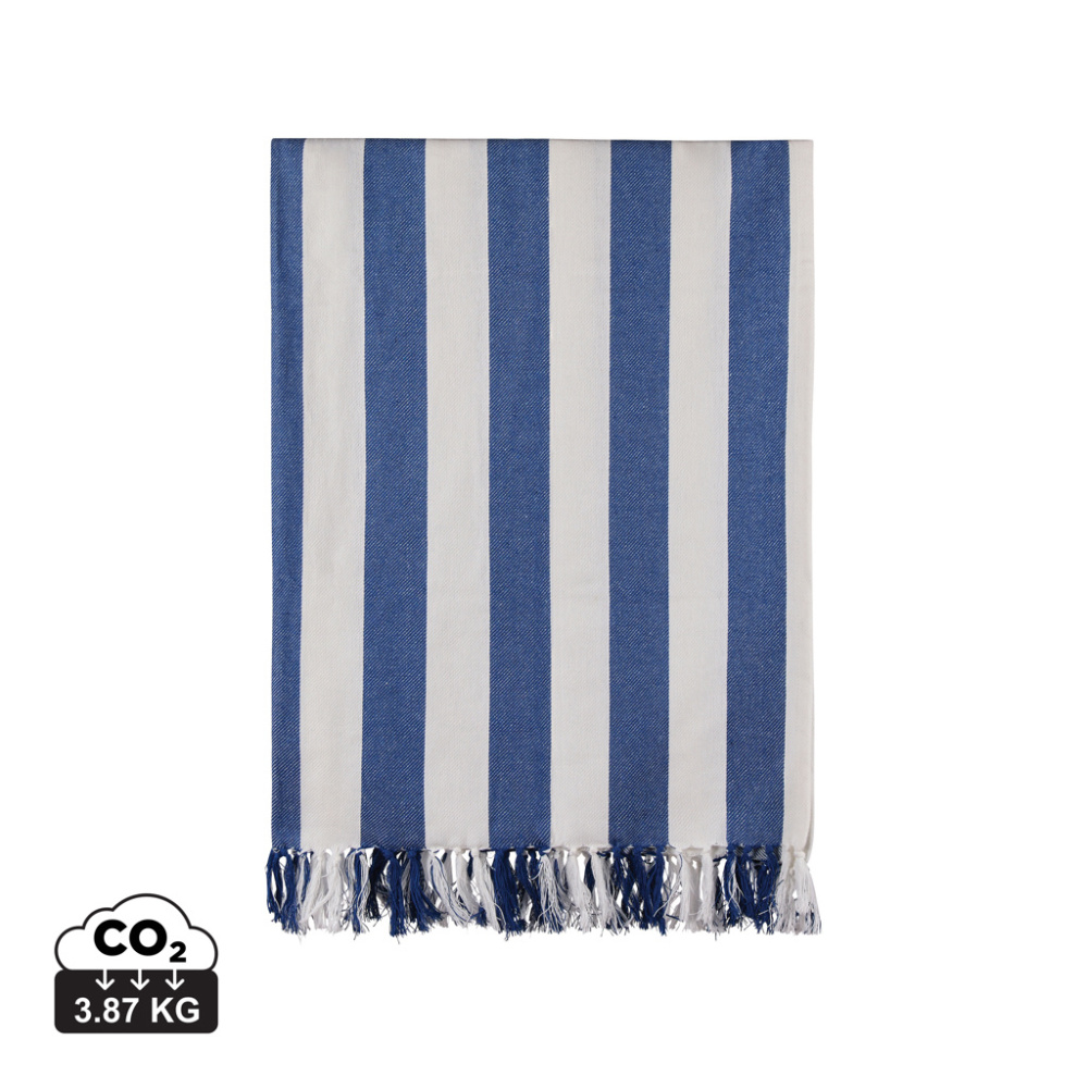 Logotrade business gift image of: VINGA Ornos GRS recycled cotton hammam towel