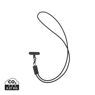 Logo trade corporate gifts picture of: Terra RCS recycled PET phone cord with dual charge cable