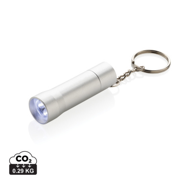 Logotrade promotional giveaway picture of: Flash RCS recycled aluminium keychain torch