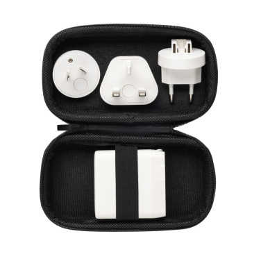 Logotrade advertising product image of: TravelCharge Pro RCS rplastic travel charger with USB C