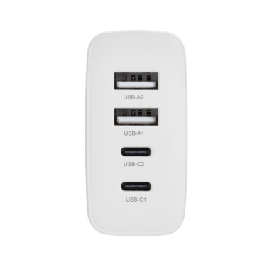 Logotrade corporate gift picture of: TravelCharge Pro RCS rplastic travel charger with USB C