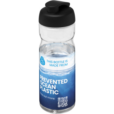 Logotrade advertising product image of: H2O Active® Eco Base 650 ml flip lid sport bottle
