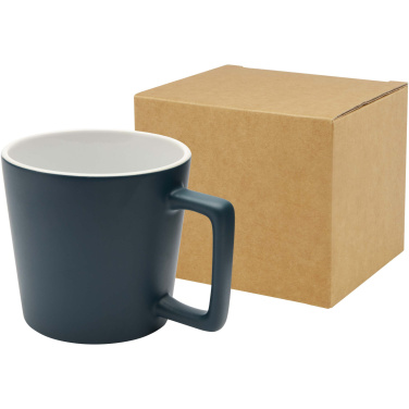 Logo trade business gifts image of: Cali 370 ml ceramic mug with matt finish