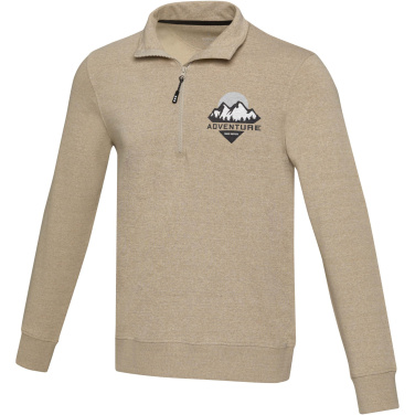 Logotrade promotional giveaway image of: Tin unisex Aware™ recycled quarter zip sweater
