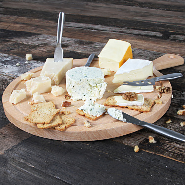Logo trade promotional merchandise image of: BOSKA Serving Board Round Amigo L