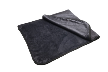 Logotrade promotional item picture of: Blanket and pillow 2 in 1 AMIATA Schwarzwolf