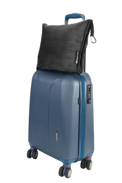 Logotrade promotional merchandise photo of: Blanket and pillow 2 in 1 AMIATA Schwarzwolf