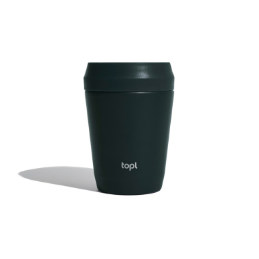 Logotrade advertising product picture of: Topl Recycled Steel To Go Tumbler Patented 360 Lid 235ml