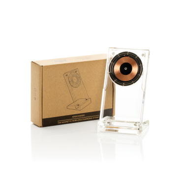 Logo trade business gift photo of: Magcharge 15W magnetic wireless charging stand