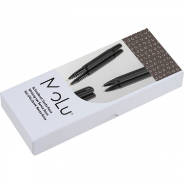 Logotrade promotional giveaway image of: Elegant MoLu writing set Santa Rosa