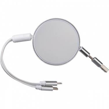Logotrade promotional product image of: Charging cable made from recycled aluminum Ostend