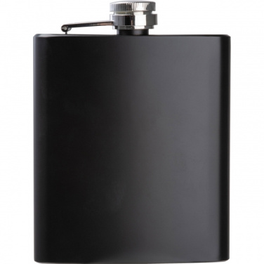 Logo trade promotional merchandise image of: Stainless steel hip flask Sheffield