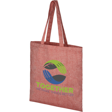 Logo trade promotional giveaway photo of: Pheebs 150 g/m² recycled tote bag 7L