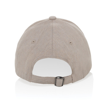 Logotrade promotional gift picture of: Milo AWARE™ recycled heather 6 panel cap 200gr