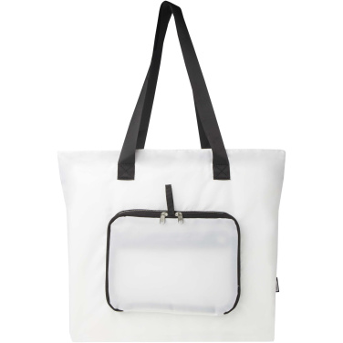 Logo trade promotional item photo of: EcoFold RPET foldable tote bag 16L