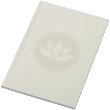 Logo trade promotional gifts image of: Novella Austen A6 recycled soft cover notebook - 50 sheets