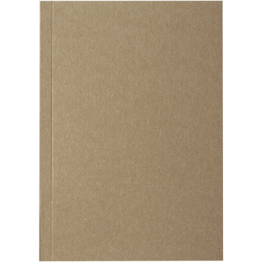 Logo trade advertising products image of: Novella Austen A6 recycled soft cover kraft notebook - 100 sheets