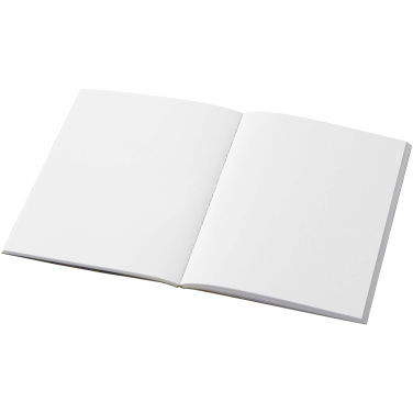 Logo trade promotional gifts picture of: Novella Austen A6 recycled soft cover kraft notebook - 50 sheets