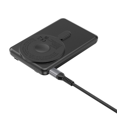 Logo trade corporate gifts picture of: Urban Vitamin Redwood 5in1 5000mah 20W PD magnetic powerbank