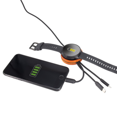 Logotrade promotional merchandise image of: Big cable 4in1 with illuminated logo - i5w