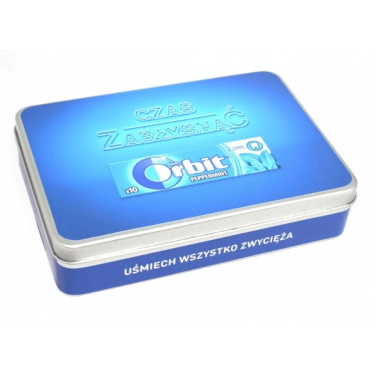 Logo trade corporate gift photo of: Metal box 18x12,6x4 cm