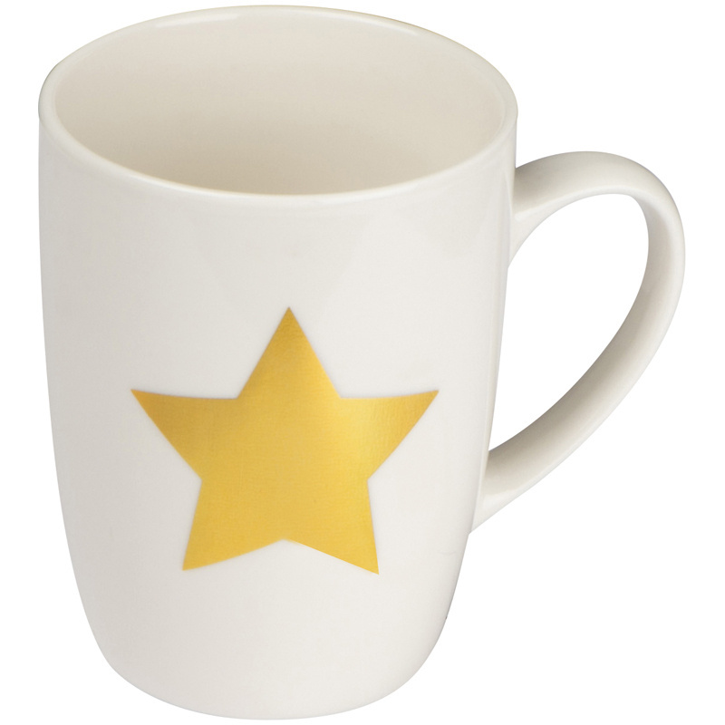 Logo trade promotional items picture of: Mug with star print 300 ml