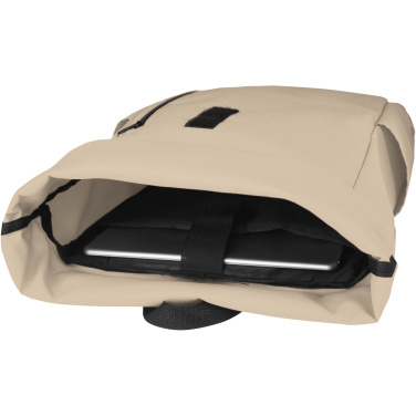 Logotrade advertising product picture of: Byron 15.6" GRS RPET roll-top backpack 18L