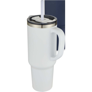 Logotrade corporate gift image of: Sydney 1200 ml copper vacuum insulated tumbler with straw