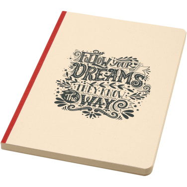 Logo trade promotional items picture of: Liliana A5 sugarcane and RPET soft cover notebook