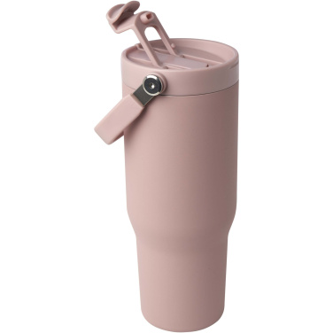 Logo trade promotional giveaways picture of: Bronx 900 ml RCS recycled stainless steel copper vacuum insulated tumbler with dual function lid