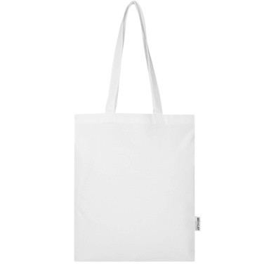 Logotrade promotional items photo of: Madras Blend 140 g/m² GRS recycled cotton tote bag 7L