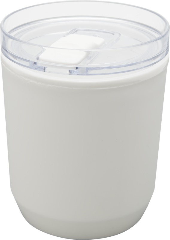 Logo trade promotional giveaway photo of: Hudson 180 ml recycled plastic double-wall tumbler