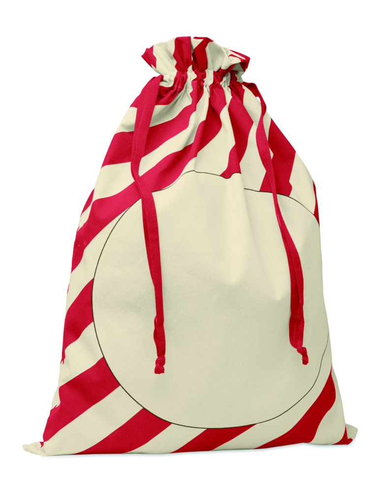 Logo trade promotional merchandise image of: Large Santa cotton bag