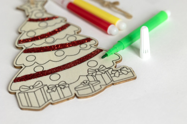 Logo trade promotional products image of: Christmas tree ornament