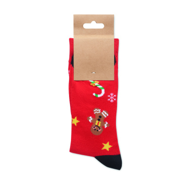 Logotrade promotional giveaway picture of: Pair of Christmas socks M