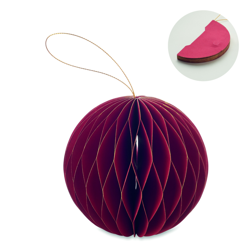 Logotrade promotional gift picture of: Foldable  XMAS bauble hanger