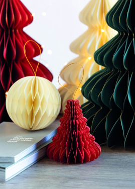 Logo trade promotional giveaway photo of: Christmas paper tree hanger