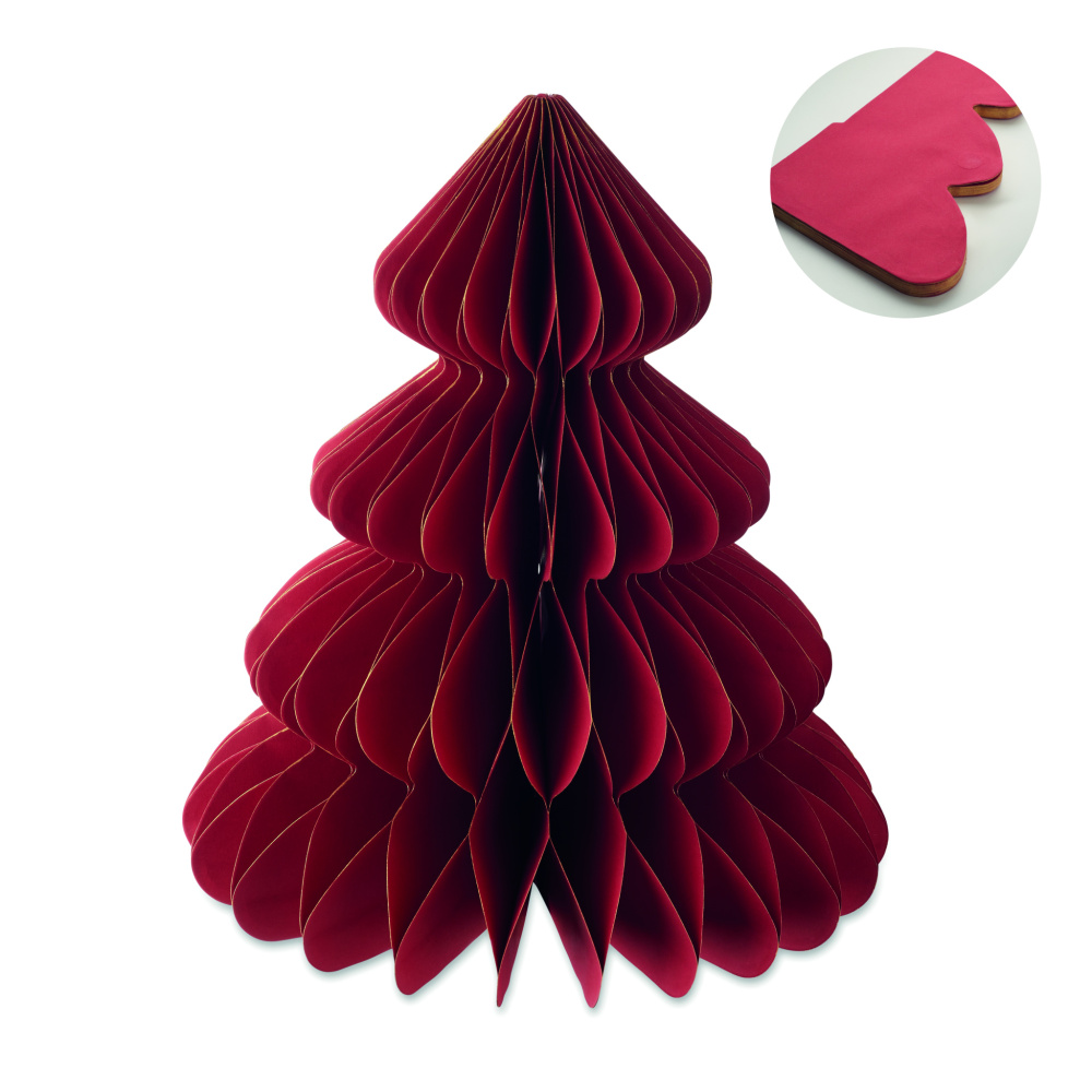Logo trade promotional gift photo of: Paper Xmas tree decoration