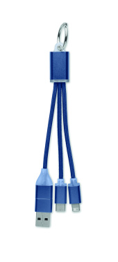 Logo trade promotional merchandise picture of: 4 in 1 charging cable type C