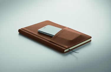 Logo trade advertising products picture of: A5 notebook PU front pocket