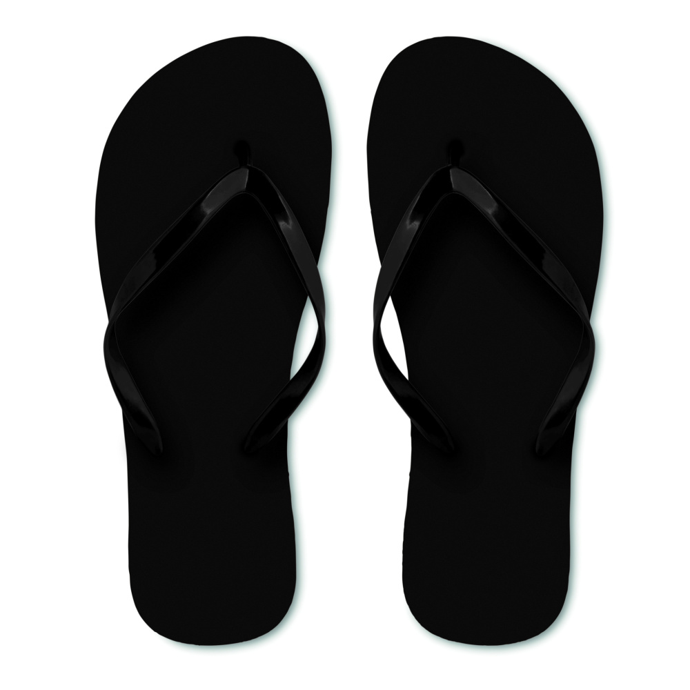 Logo trade promotional giveaways picture of: EVA beach slippers L