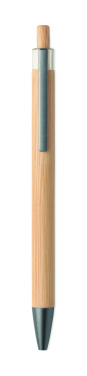 Logotrade promotional giveaway picture of: Push button bamboo pen